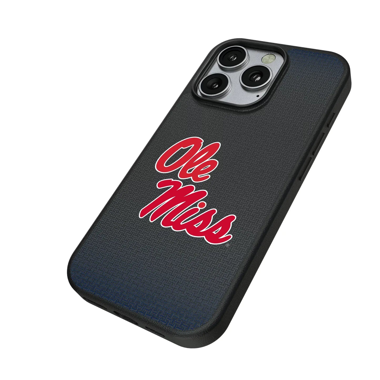 University of Mississippi Rebels Linen MagSafe Compatible Phone Case for Apple iPhone