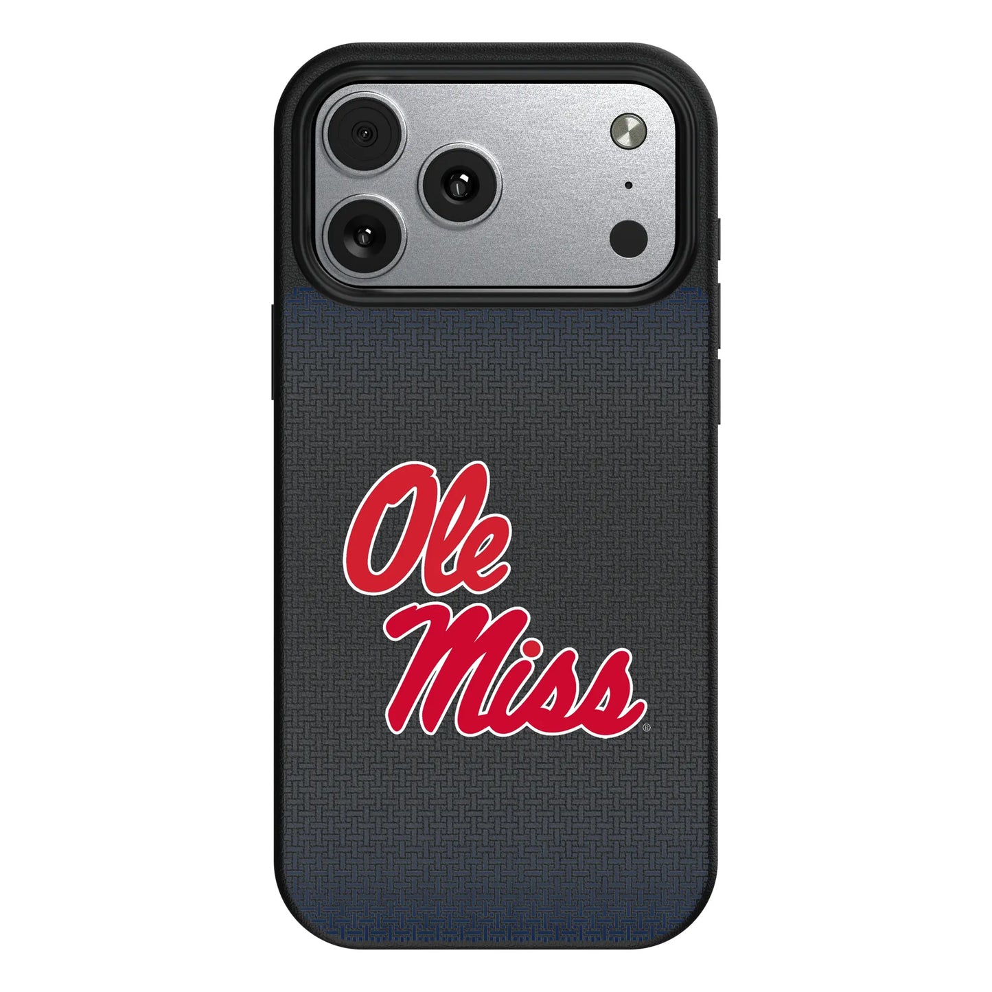 University of Mississippi Rebels Linen MagSafe Compatible Phone Case for Apple iPhone