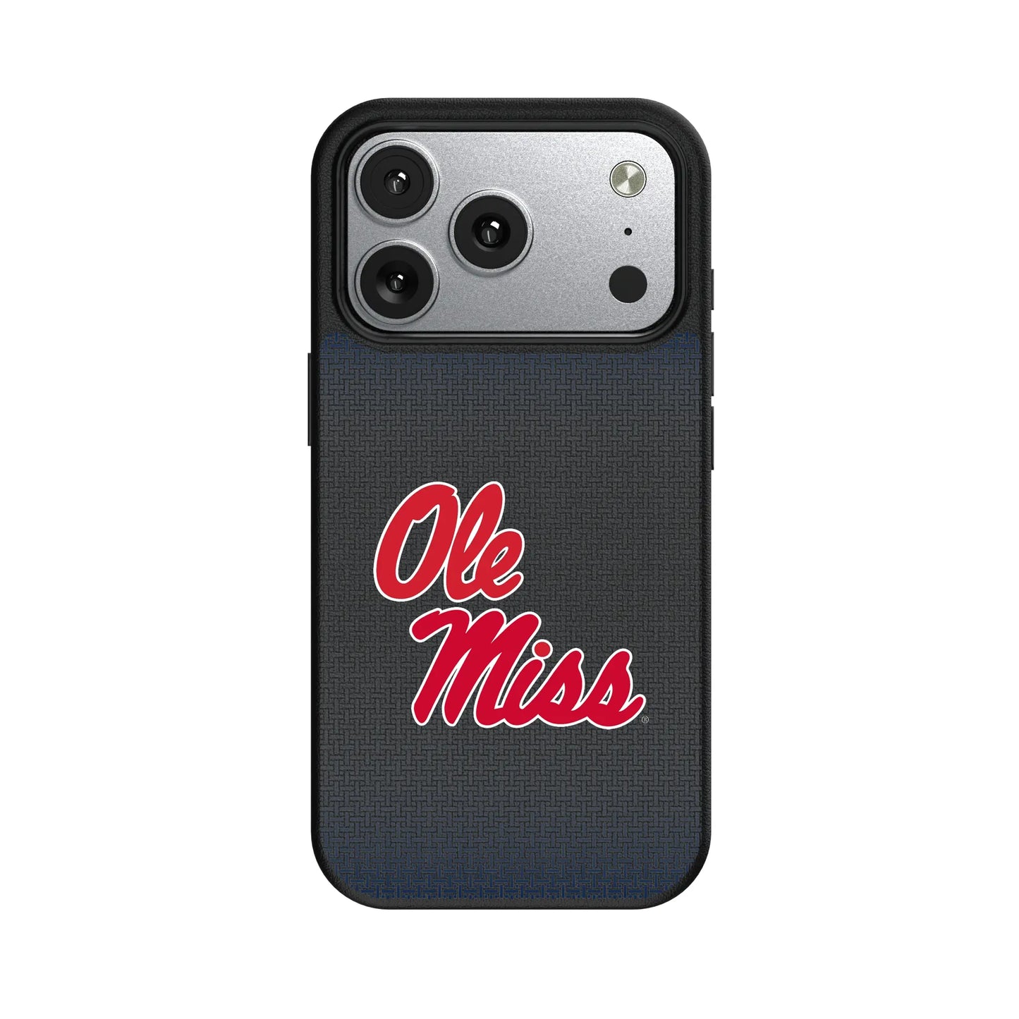 University of Mississippi Rebels Linen MagSafe Compatible Phone Case for Apple iPhone