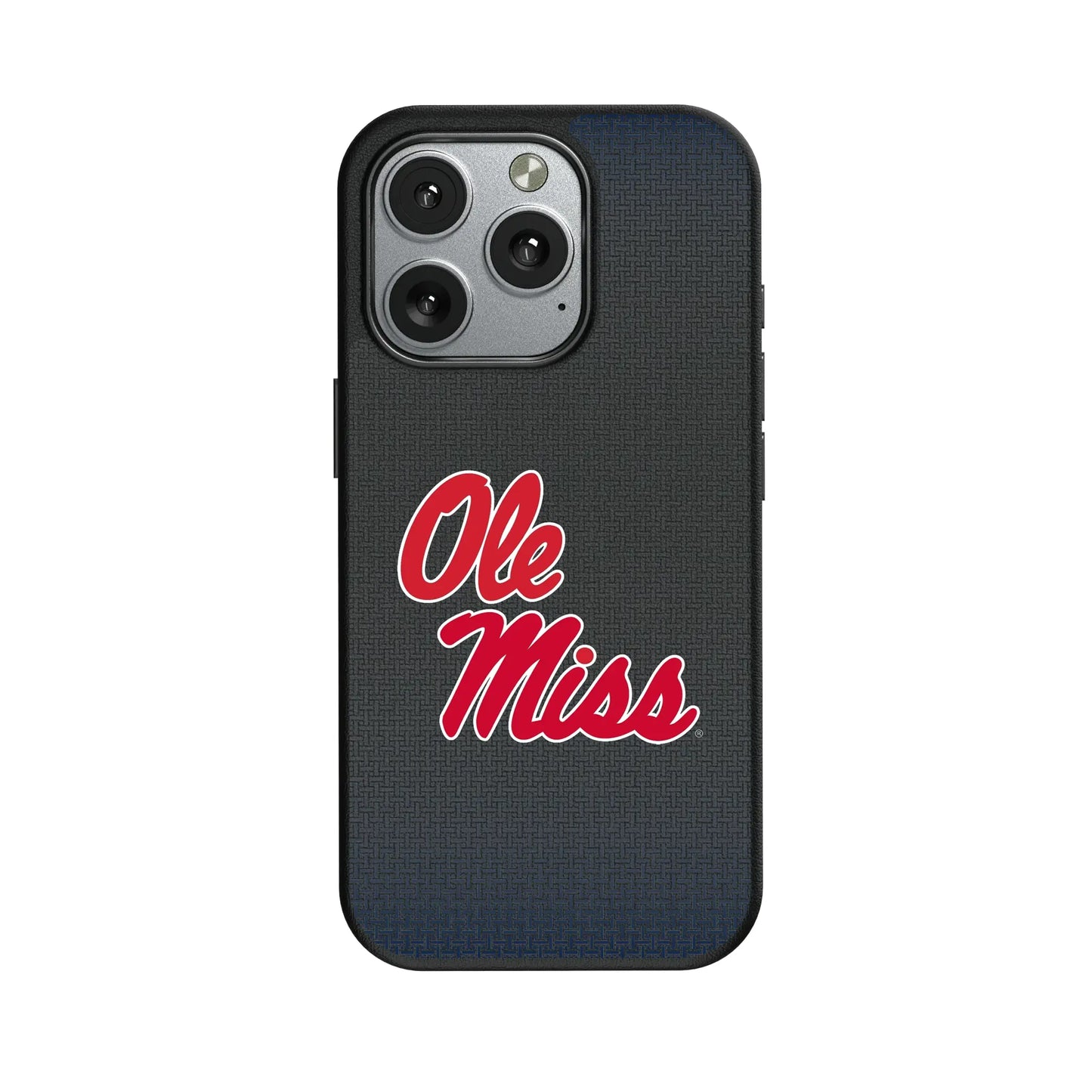 University of Mississippi Rebels Linen MagSafe Compatible Phone Case for Apple iPhone