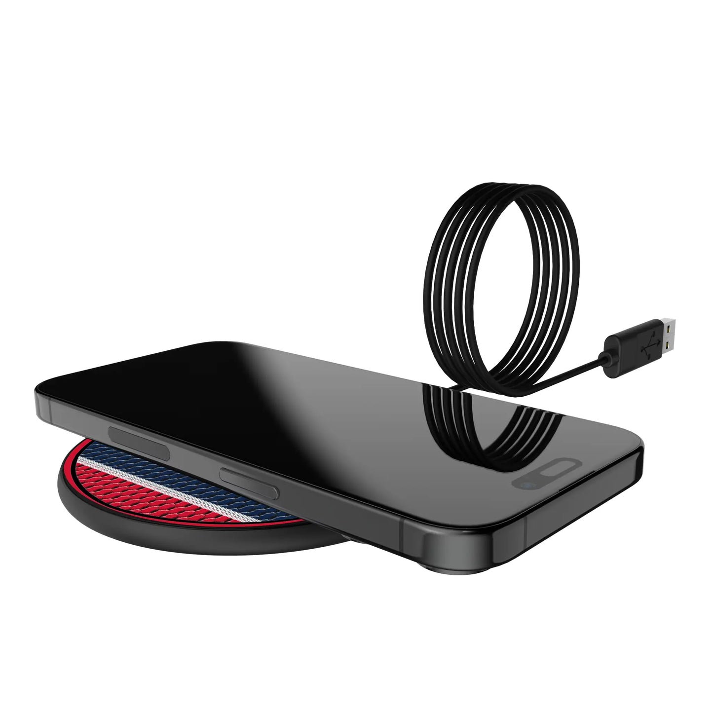 University of Mississippi Rebels Mesh 15-Watt Wireless Charger