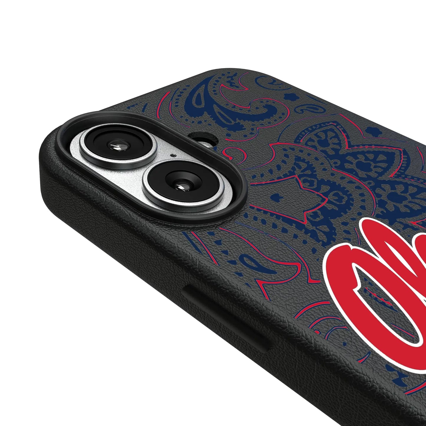 University of Mississippi Rebels Paisley MagSafe Compatible Phone Case for Apple iPhone