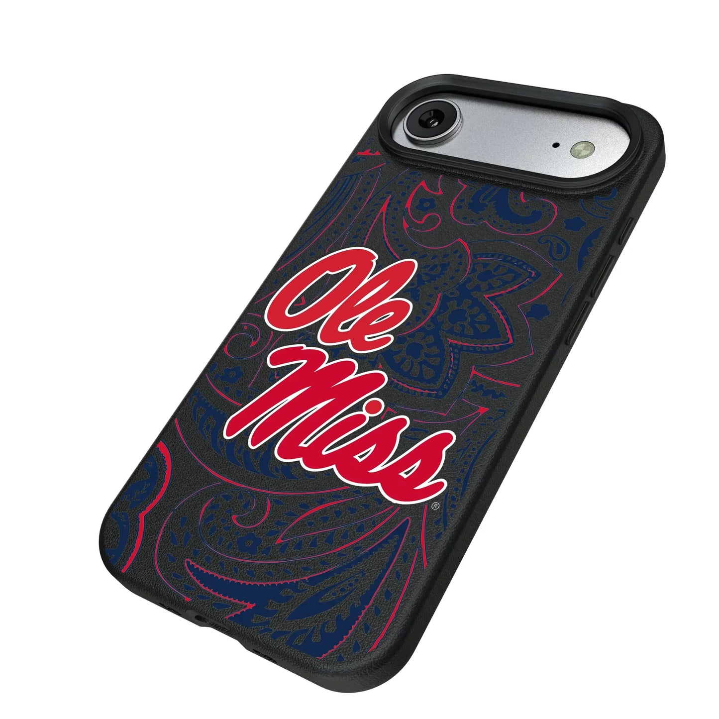 University of Mississippi Rebels Paisley MagSafe Compatible Phone Case for Apple iPhone