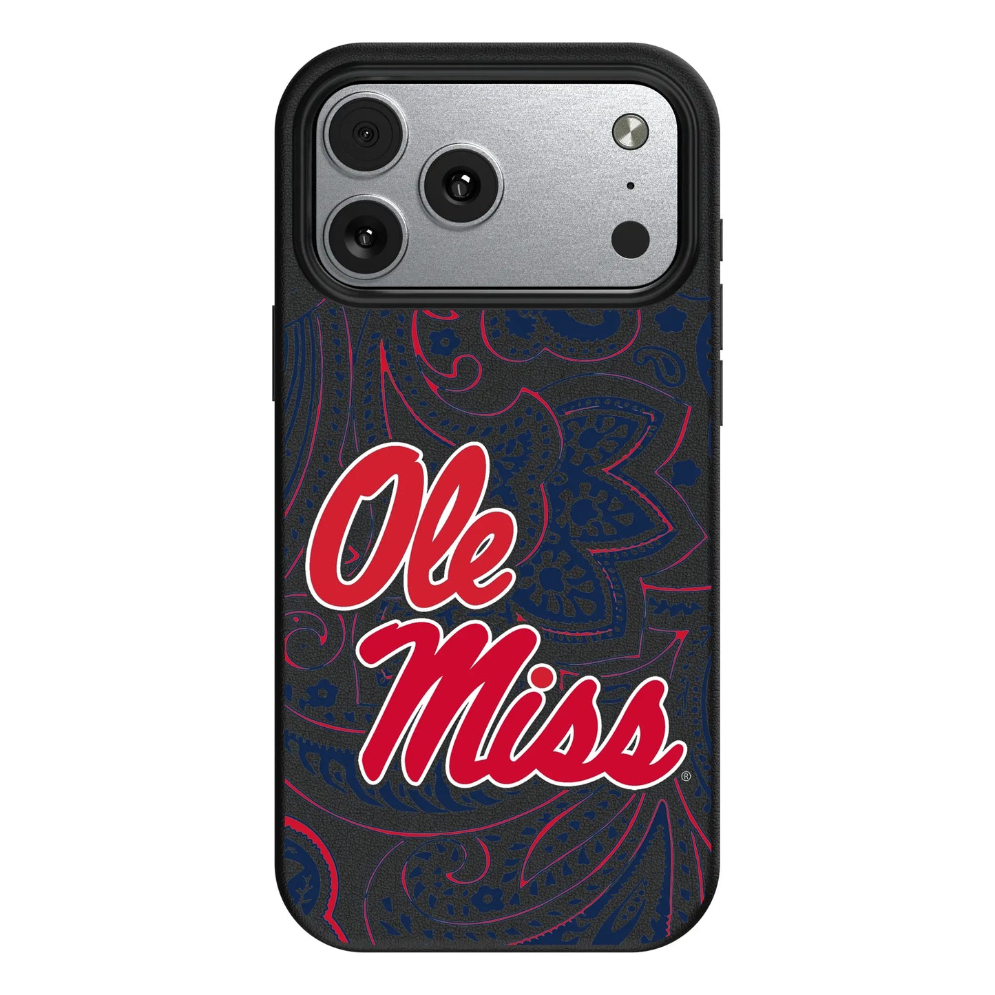 University of Mississippi Rebels Paisley MagSafe Compatible Phone Case for Apple iPhone