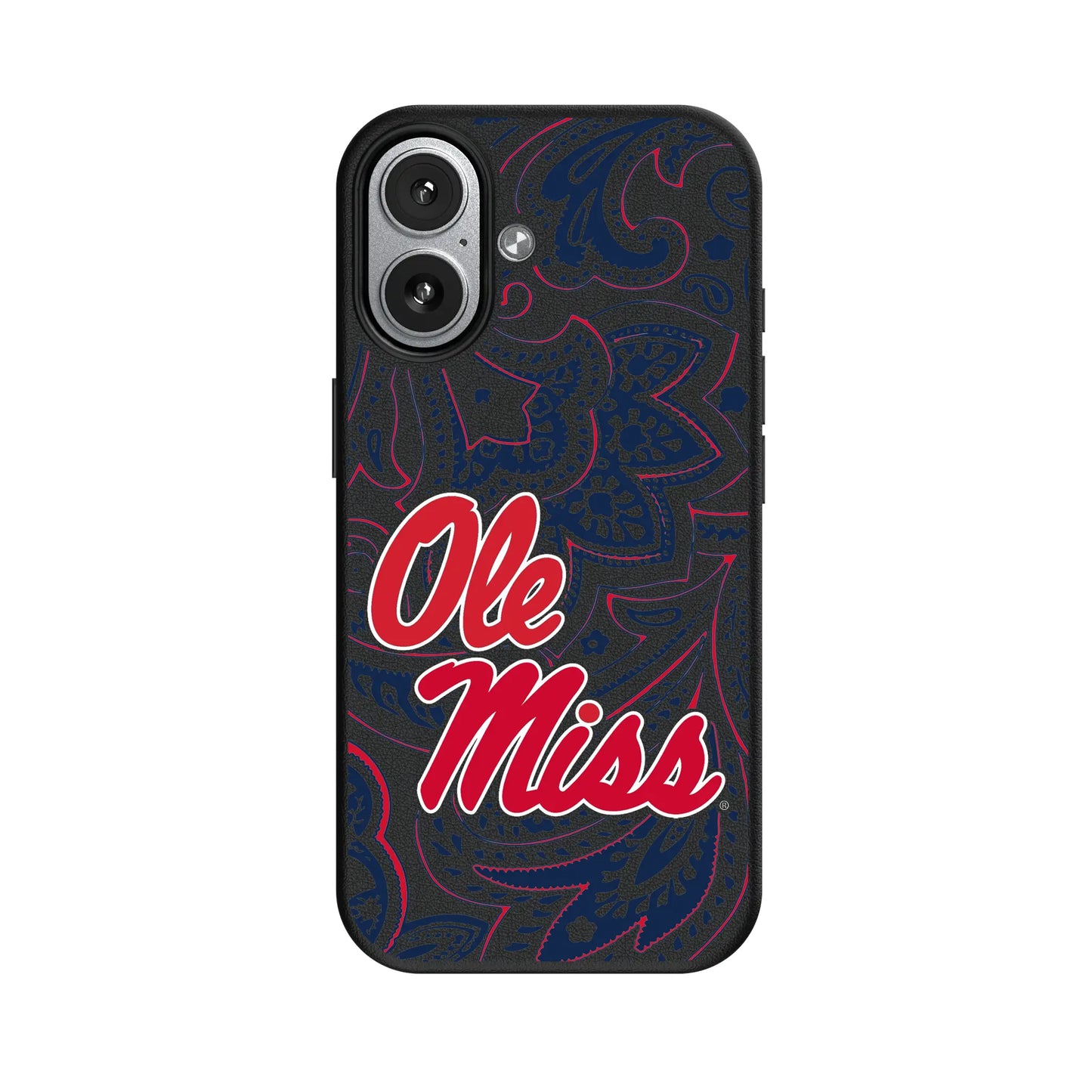 University of Mississippi Rebels Paisley MagSafe Compatible Phone Case for Apple iPhone