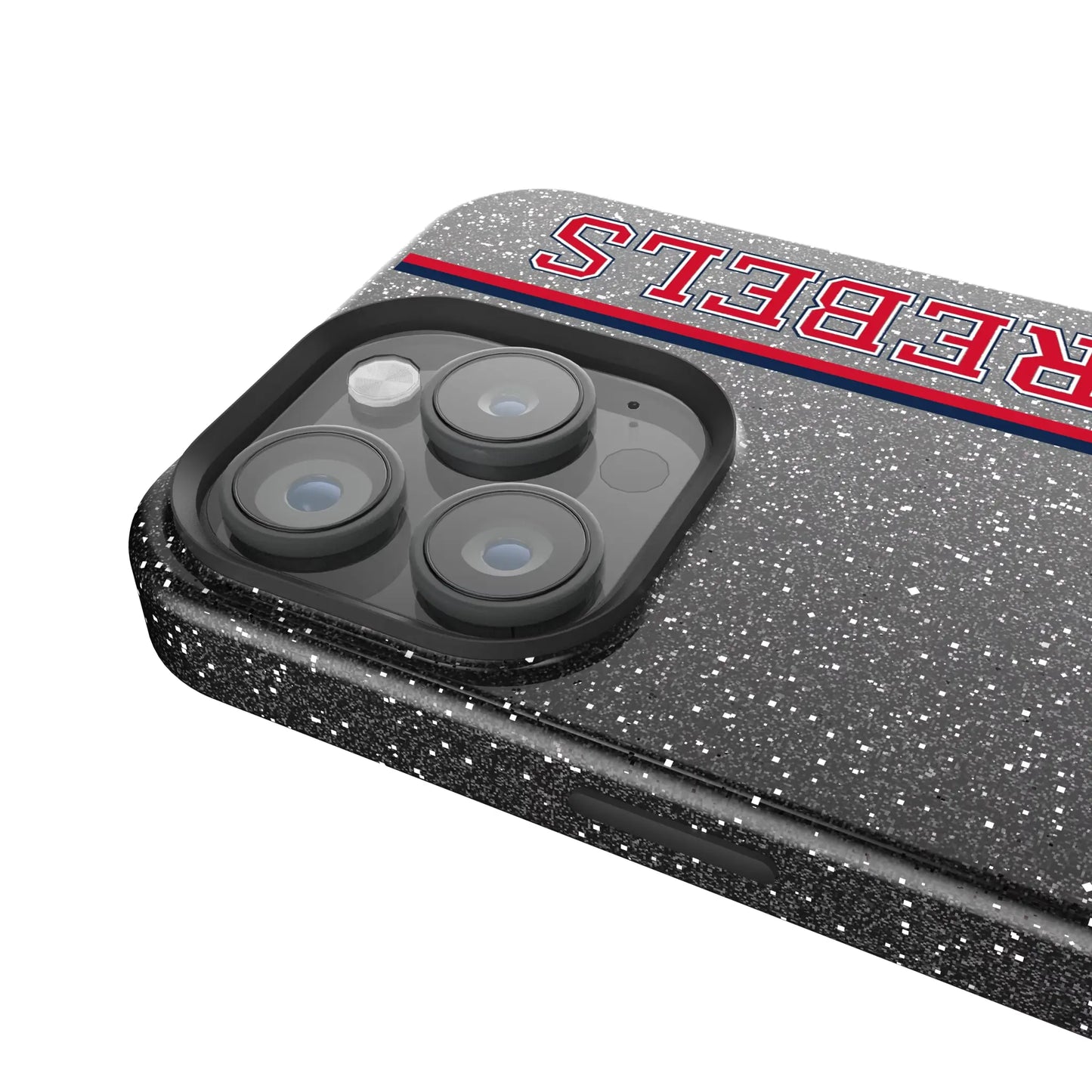 University of Mississippi Rebels Sidebar Black Bling Phone Case for Apple iPhone