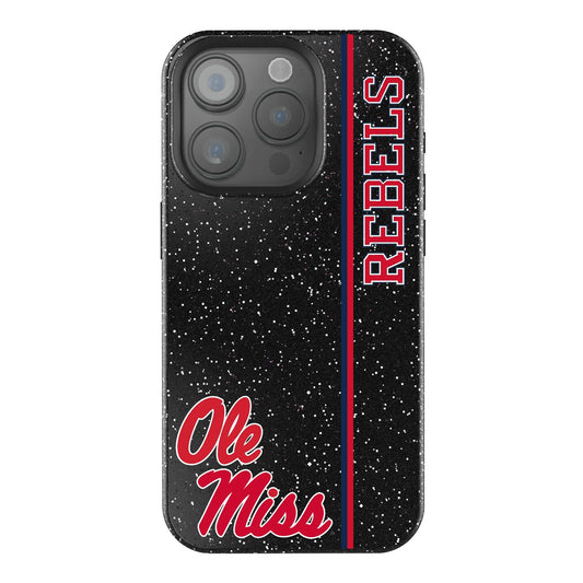 University of Mississippi Rebels Sidebar Black Bling Phone Case for Apple iPhone