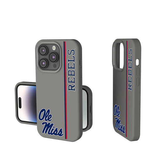 University of Mississippi Rebels Sidebar Soft Touch Phone Case for Apple iPhone