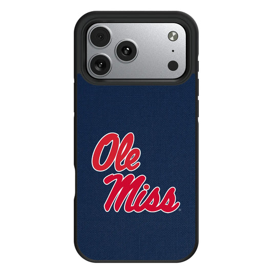 University of Mississippi Rebels Solid Bump Phone Case for Apple iPhone