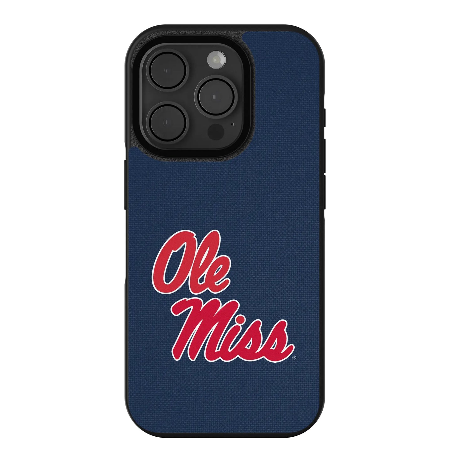 University of Mississippi Rebels Solid Bump Phone Case for Apple iPhone