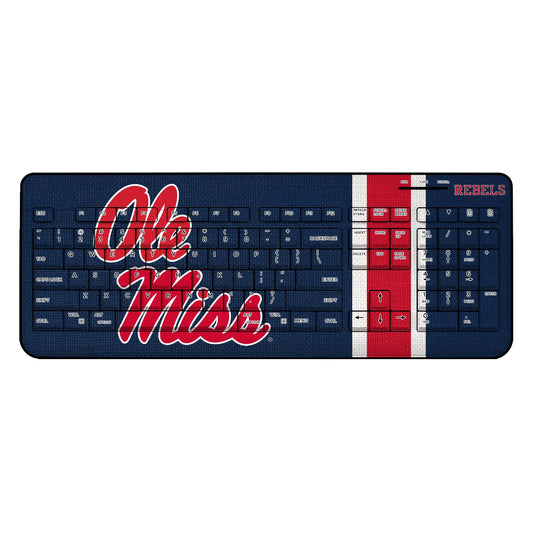 University of Mississippi Rebels Stripe Wireless USB Keyboard