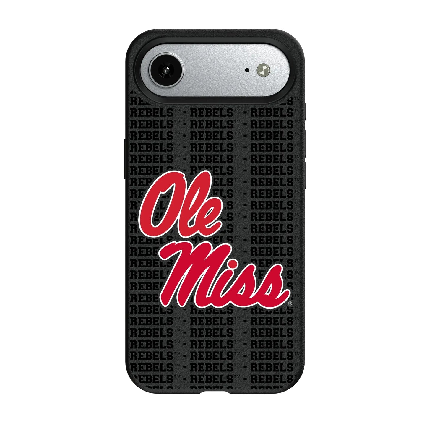 University of Mississippi Rebels Text Backdrop MagSafe Compatible Phone Case for Apple iPhone