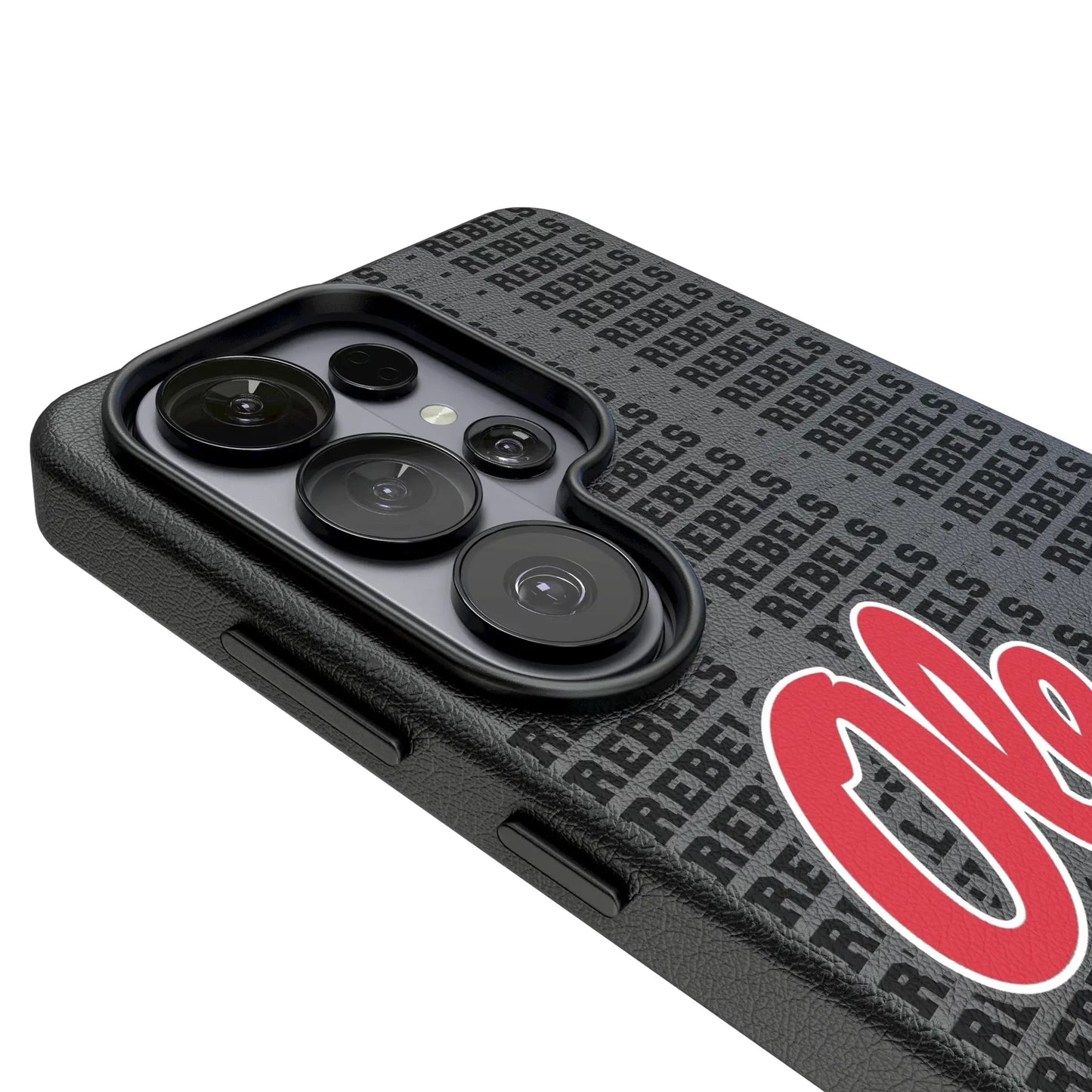 University of Mississippi Rebels Text Backdrop MagSafe Compatible Phone Case for Samsung Galaxy