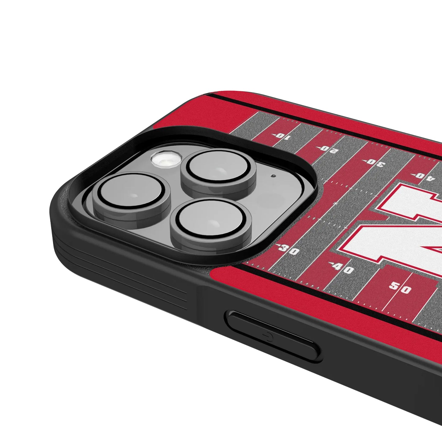 University of Nebraska Huskers Block N Field Bump Phone Case for Apple iPhone