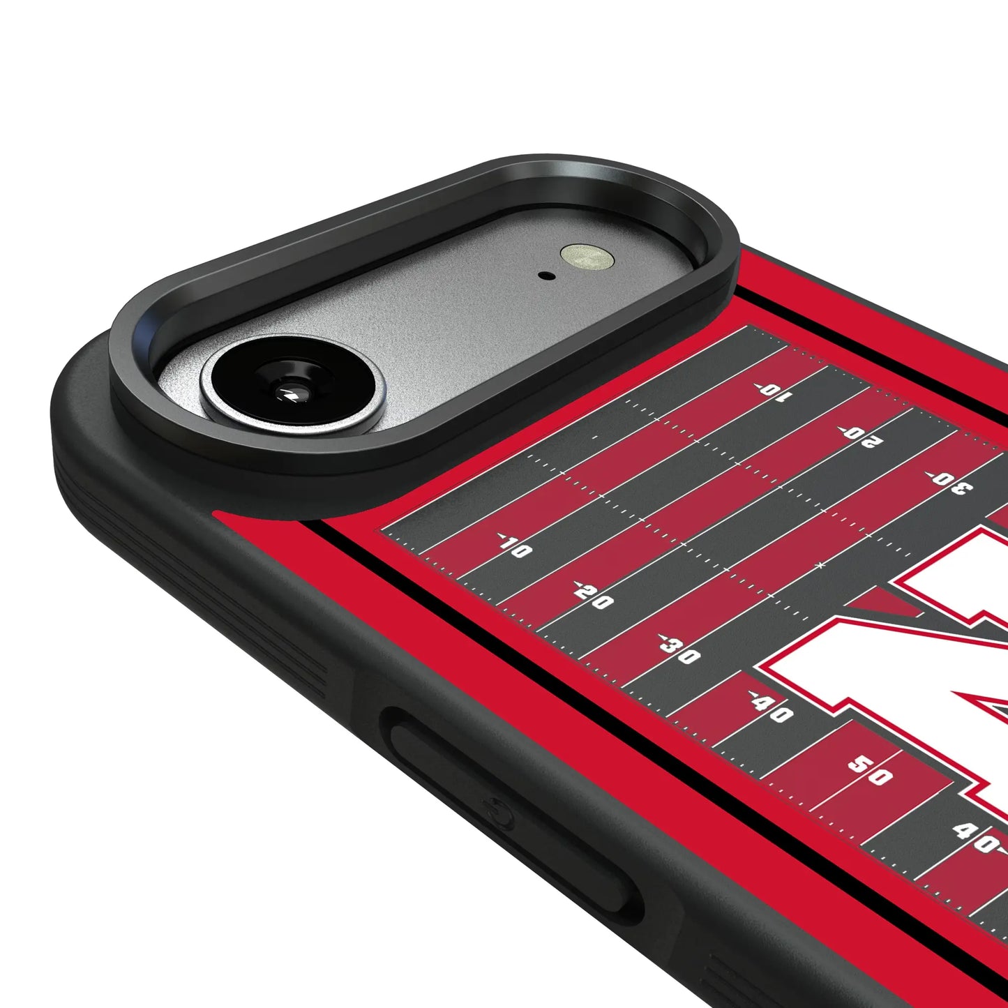 University of Nebraska Huskers Block N Field Bump Phone Case for Apple iPhone