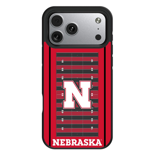University of Nebraska Huskers Block N Field Bump Phone Case for Apple iPhone