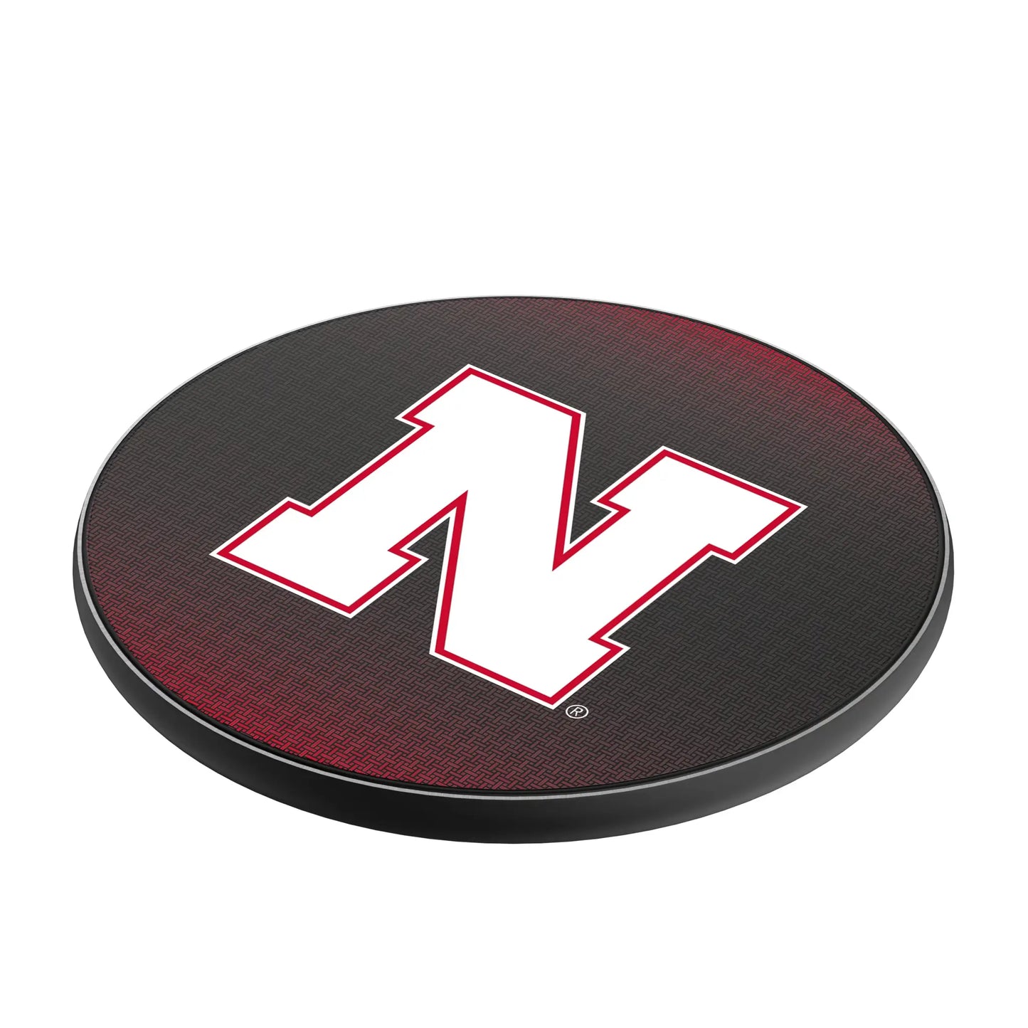 University of Nebraska Huskers Block N Linen 15-Watt Wireless Charger