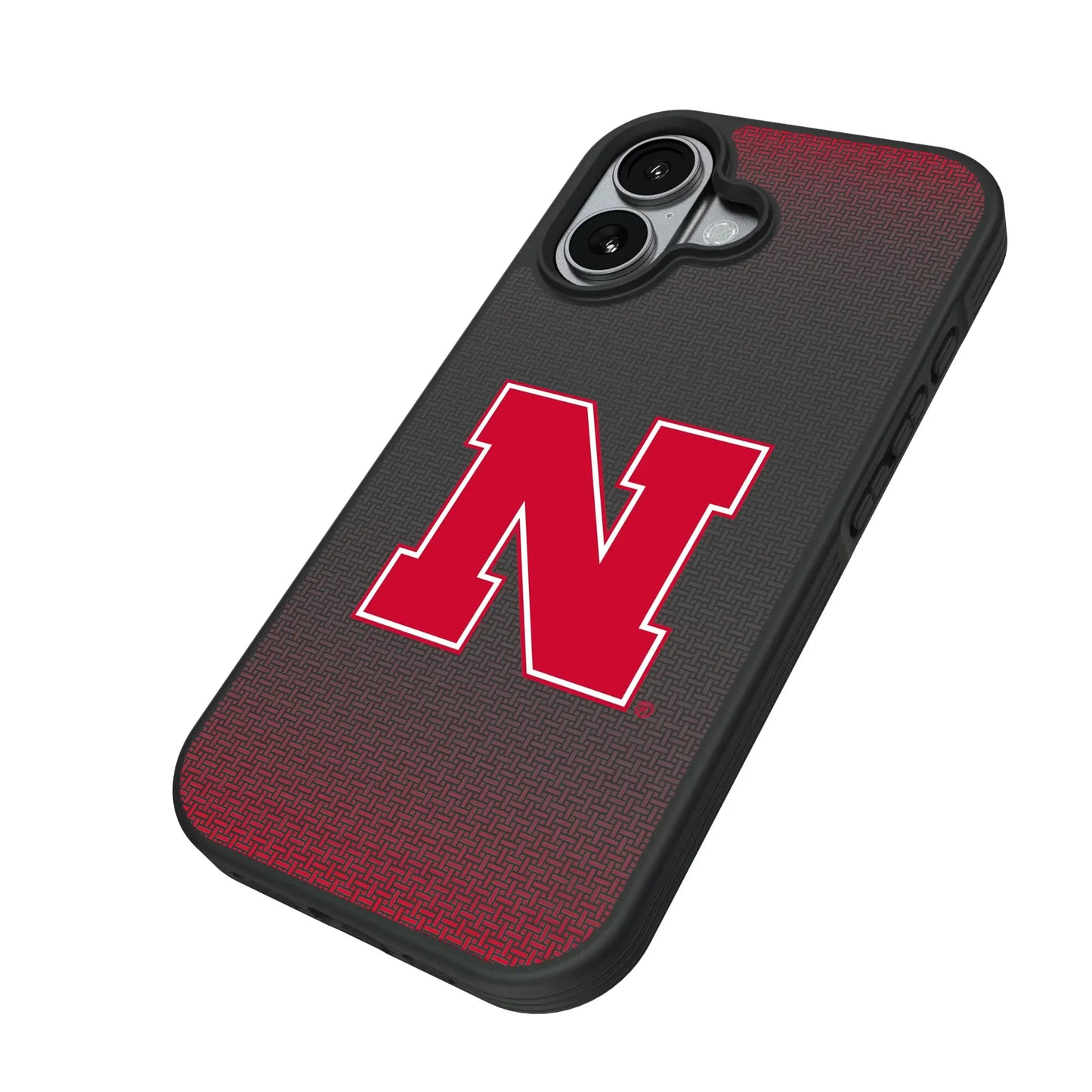 University of Nebraska Huskers Block N Linen Bump Phone Case for Apple iPhone