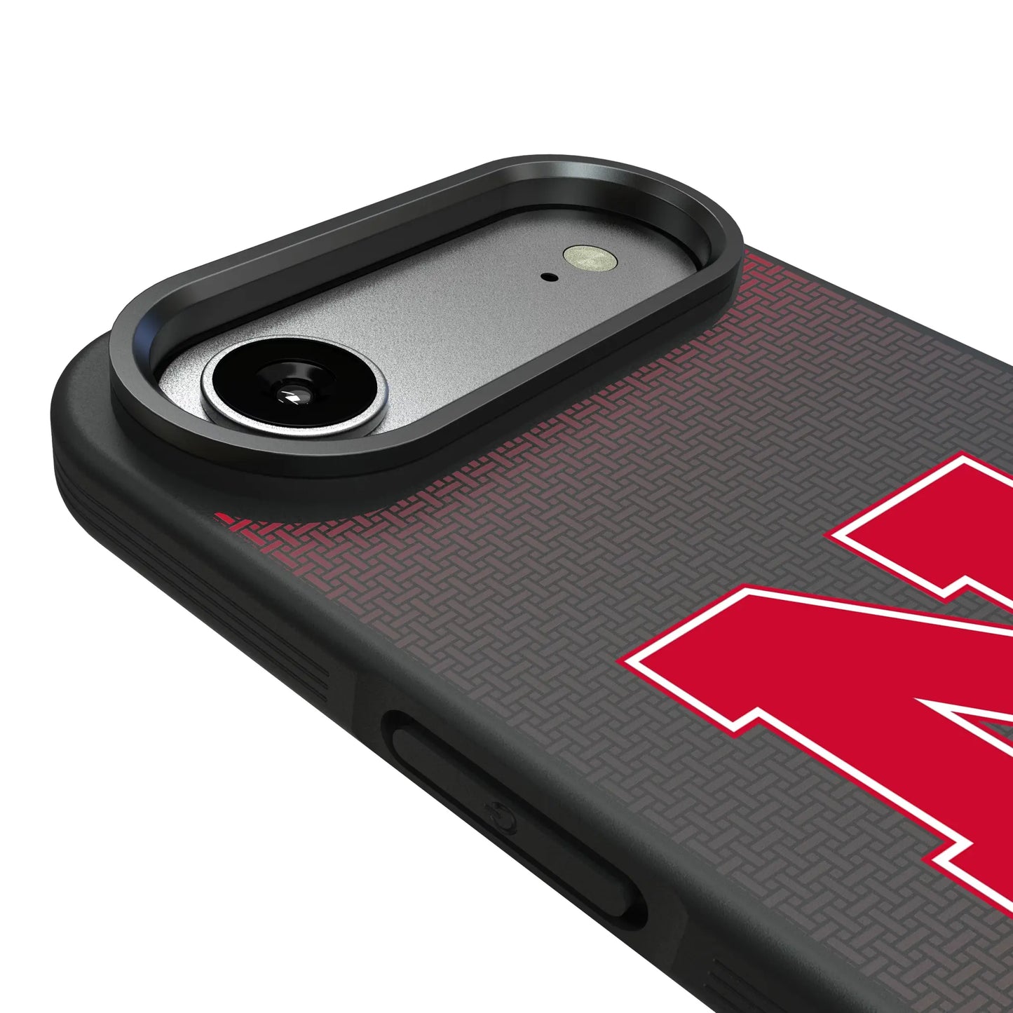 University of Nebraska Huskers Block N Linen Bump Phone Case for Apple iPhone