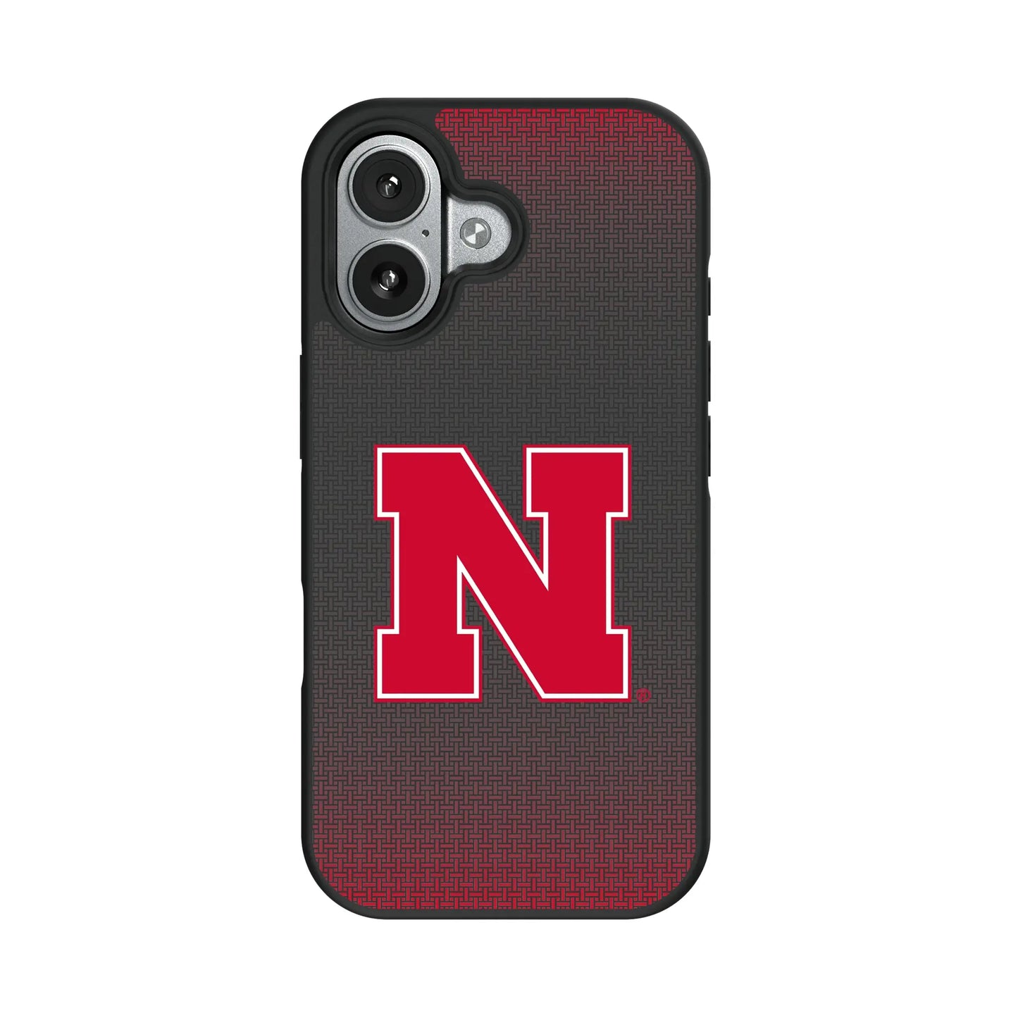 University of Nebraska Huskers Block N Linen Bump Phone Case for Apple iPhone