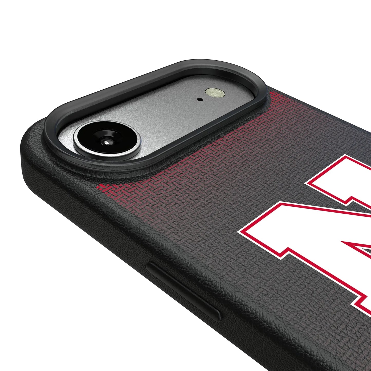 University of Nebraska Huskers Block N Linen MagSafe Compatible Phone Case for Apple iPhone