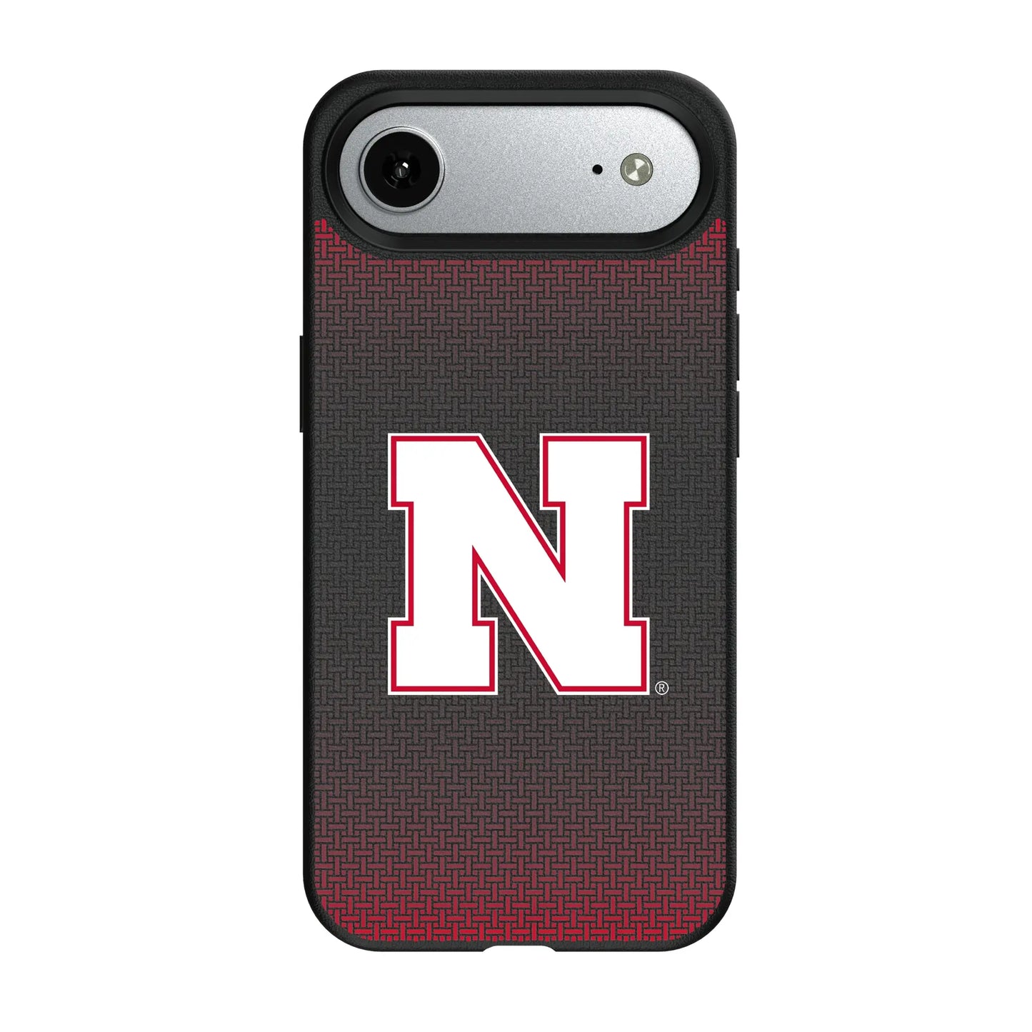 University of Nebraska Huskers Block N Linen MagSafe Compatible Phone Case for Apple iPhone