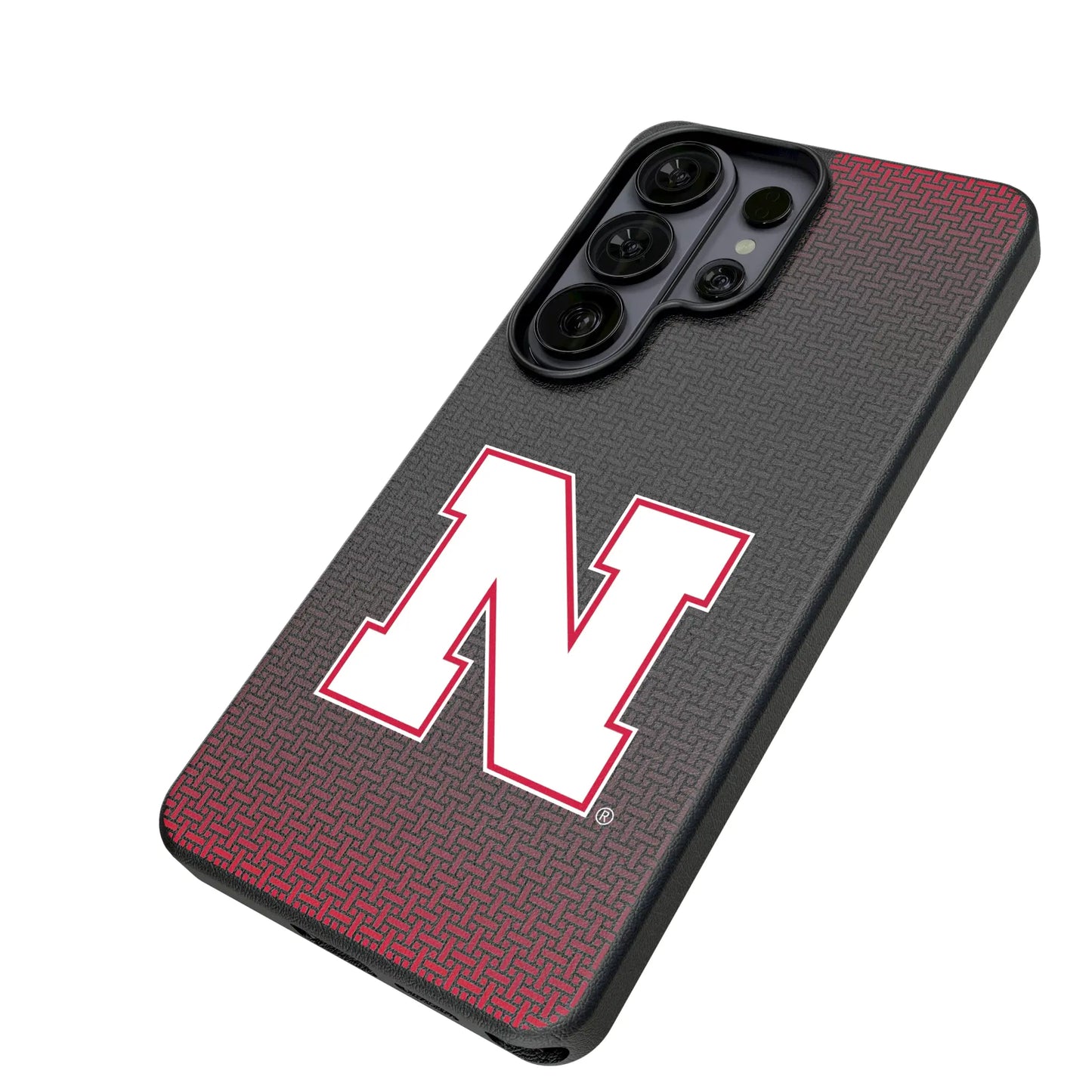 University of Nebraska Huskers Block N Linen MagSafe Compatible Phone Case for Samsung Galaxy