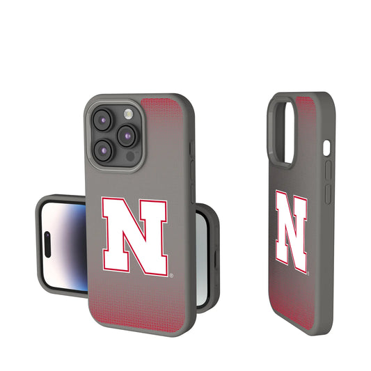 University of Nebraska Huskers Block N Linen Soft Touch Phone Case for Apple iPhone