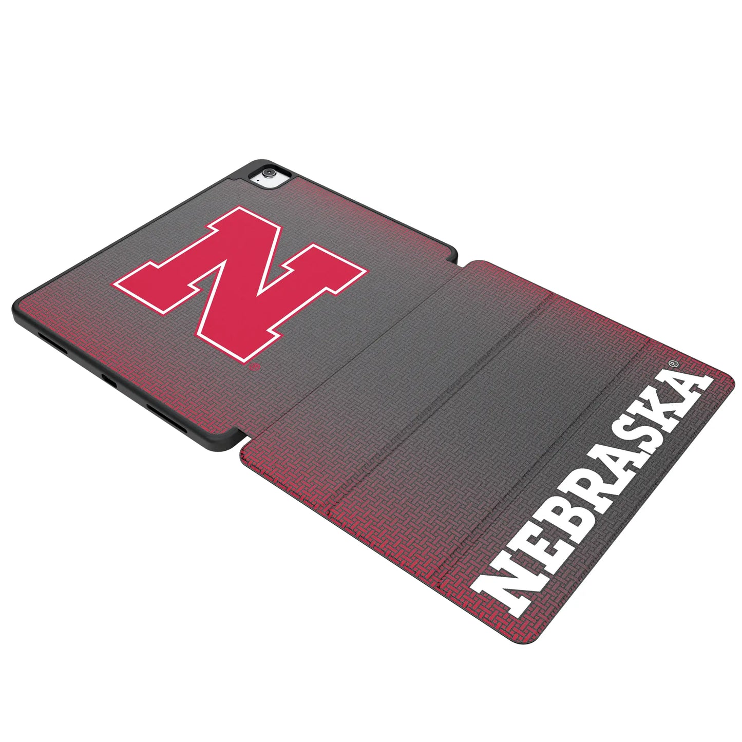 University of Nebraska Huskers Block N Linen Tablet Case for Apple iPad
