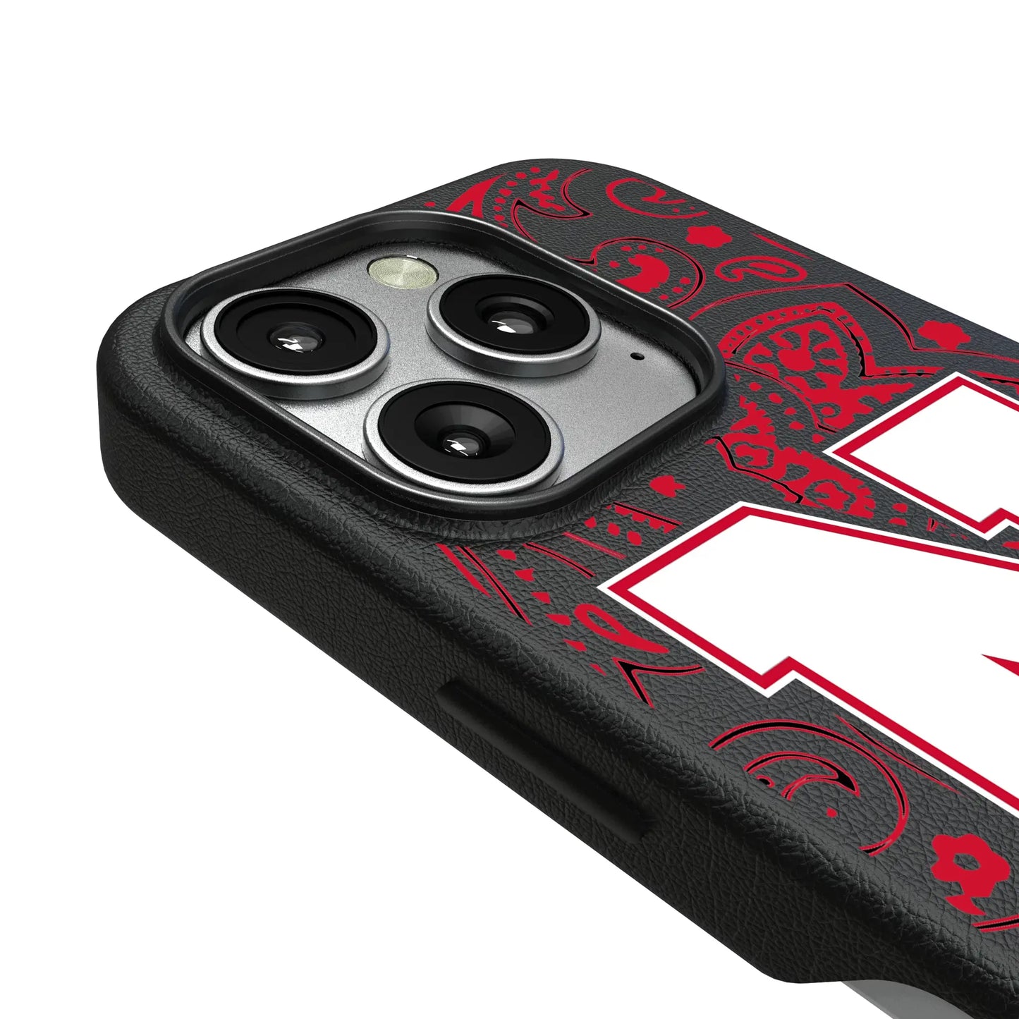 University of Nebraska Huskers Block N Paisley MagSafe Compatible Phone Case for Apple iPhone