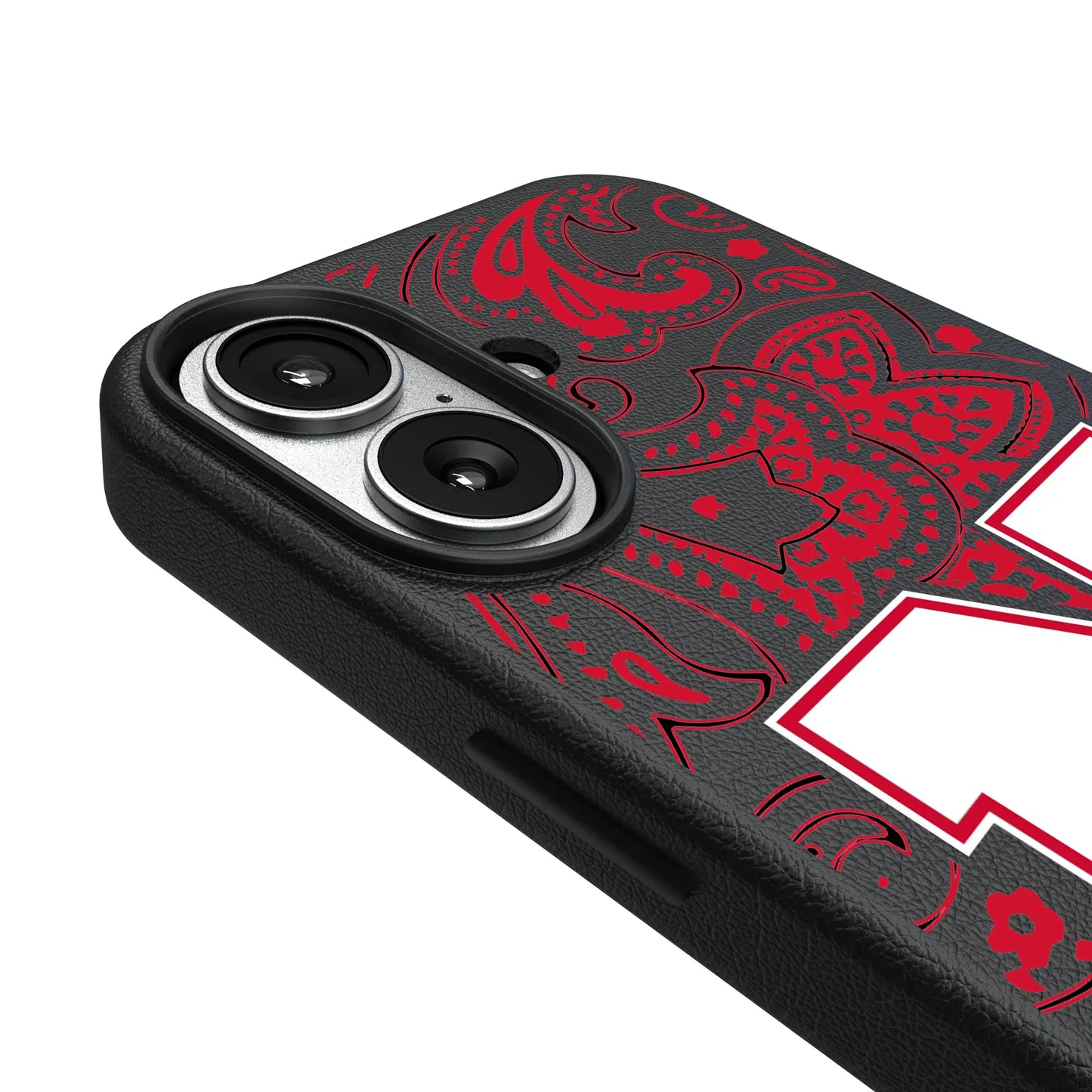 University of Nebraska Huskers Block N Paisley MagSafe Compatible Phone Case for Apple iPhone