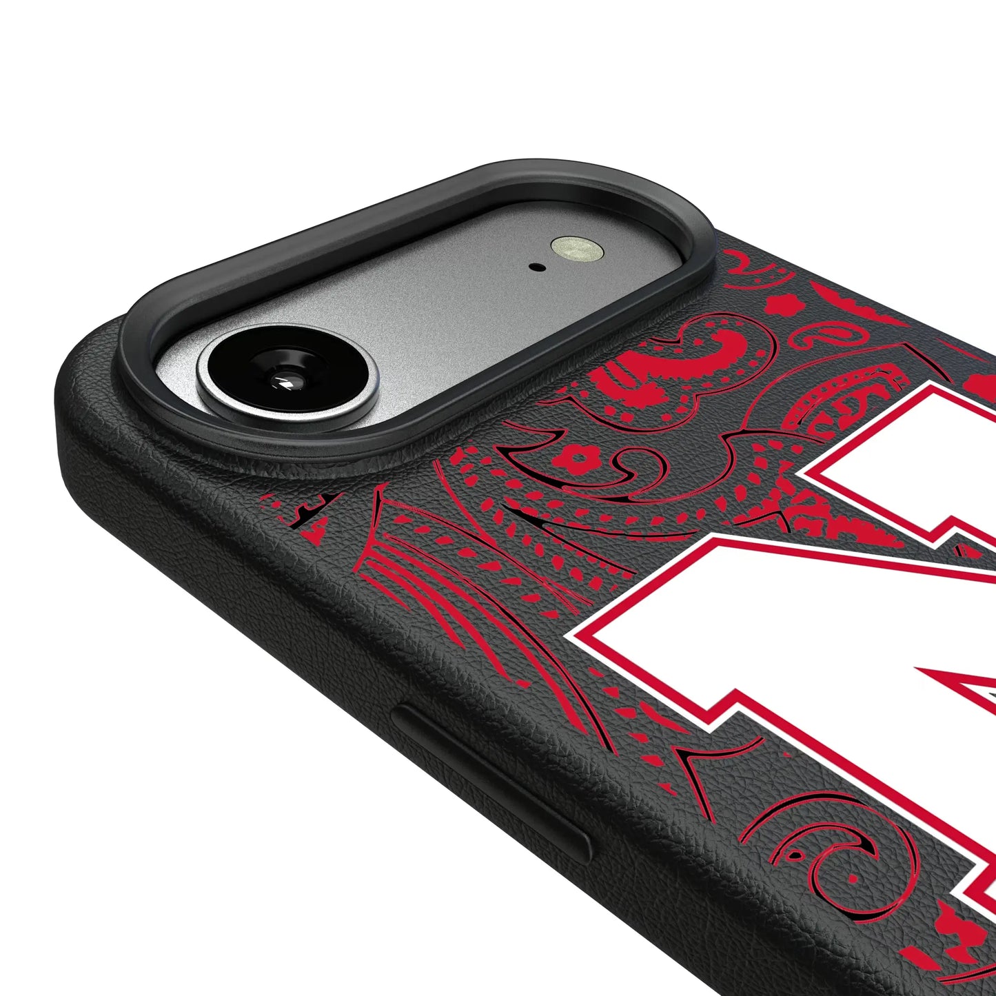 University of Nebraska Huskers Block N Paisley MagSafe Compatible Phone Case for Apple iPhone
