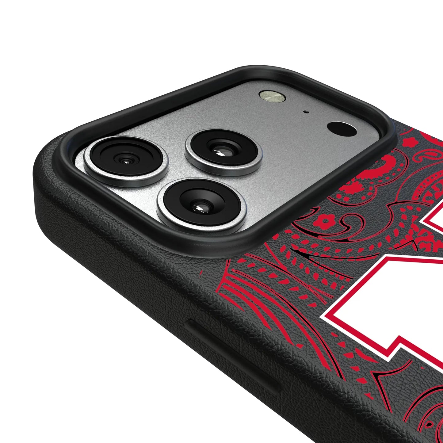 University of Nebraska Huskers Block N Paisley MagSafe Compatible Phone Case for Apple iPhone