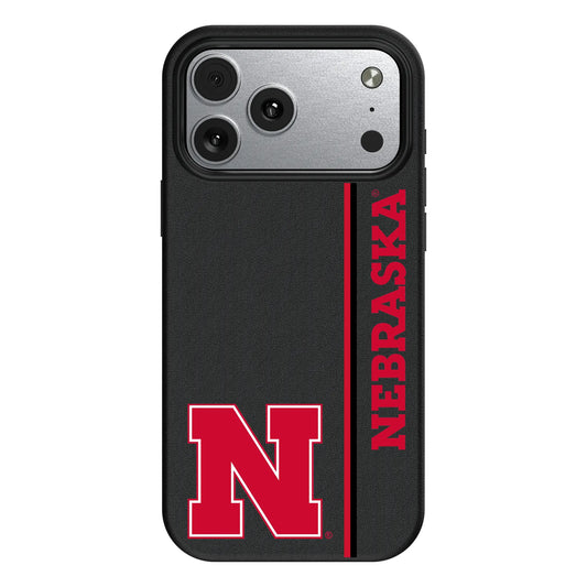 University of Nebraska Huskers Block N Sidebar MagSafe Compatible Phone Case for Apple iPhone