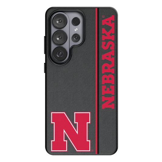 University of Nebraska Huskers Block N Sidebar MagSafe Compatible Phone Case for Samsung Galaxy