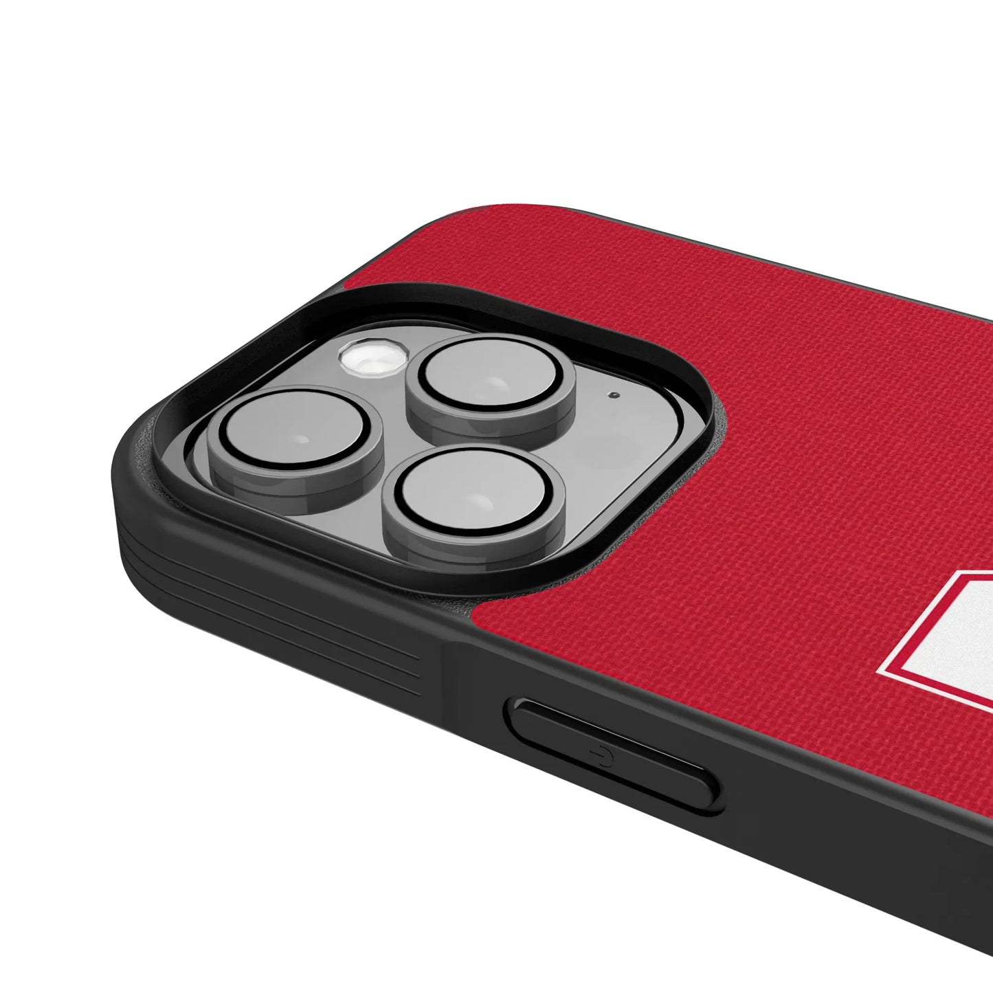 University of Nebraska Huskers Block N Solid Bump Phone Case for Apple iPhone