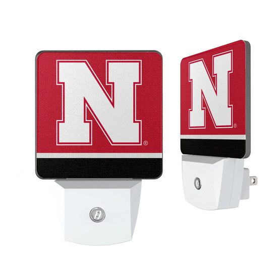 University of Nebraska Huskers Block N Stripe Night Light 2-Pack