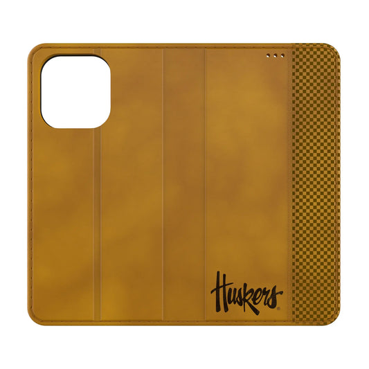 University of Nebraska Huskers Burn Folio Phone Case for Apple iPhone