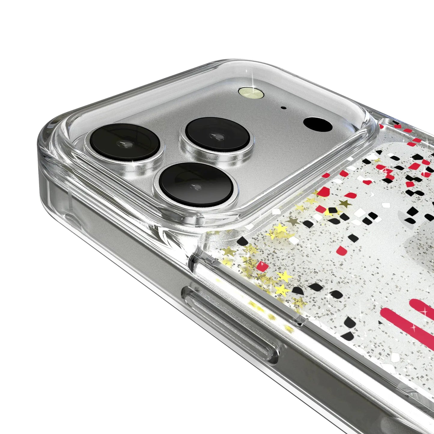 University of Nebraska Huskers Confetti Glitter Phone Case for Apple iPhone