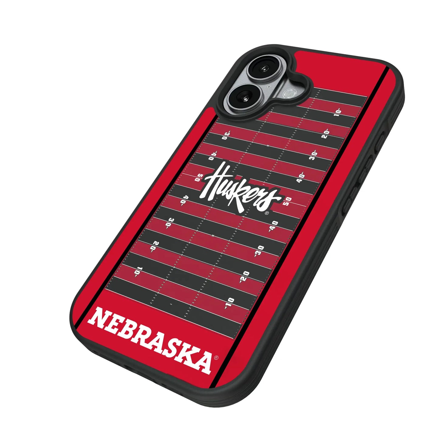 University of Nebraska Huskers Field Bump Phone Case for Apple iPhone