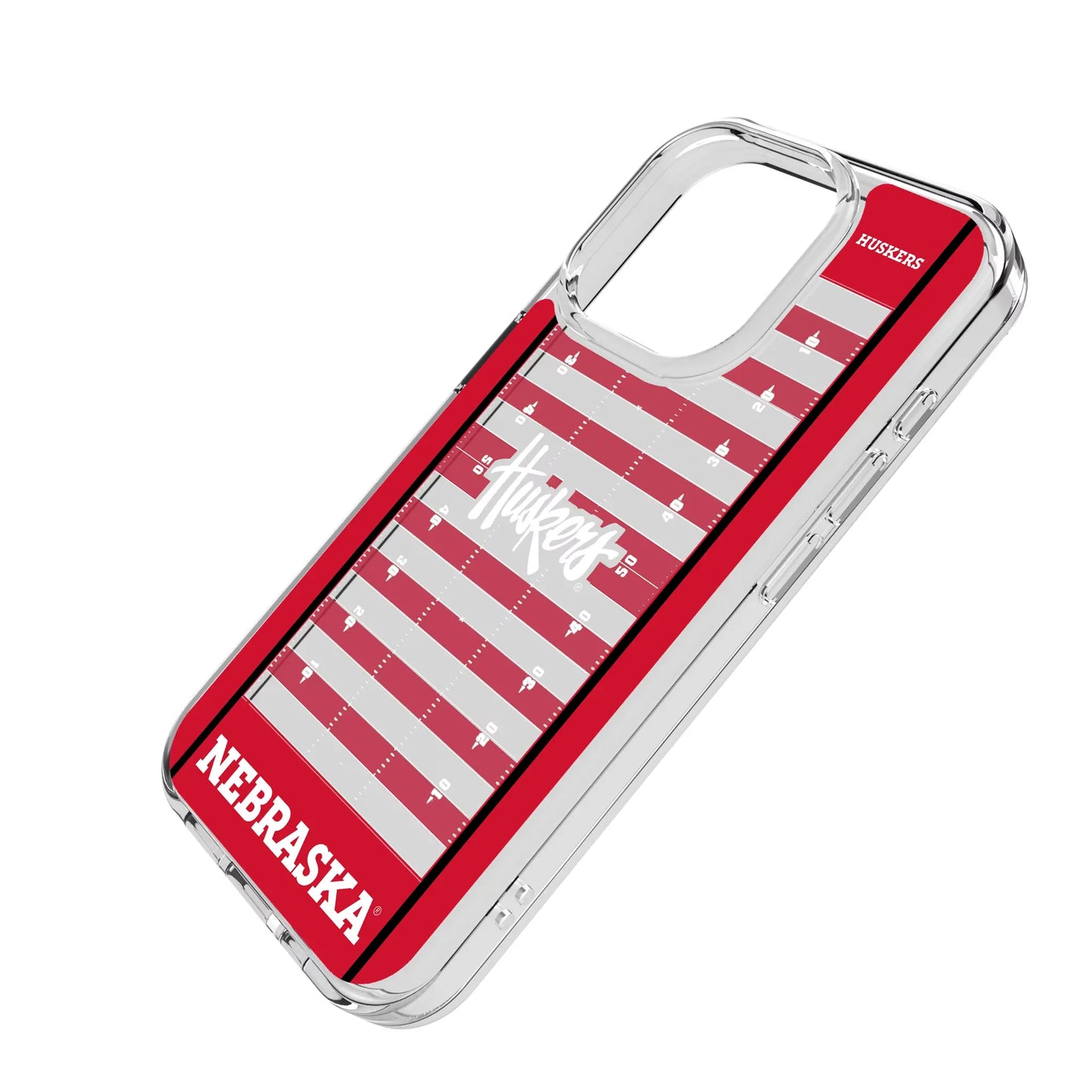 University of Nebraska Huskers Field Clear Phone Case for Apple iPhone