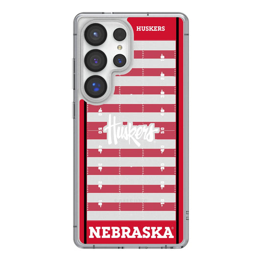 University of Nebraska Huskers Field Clear Phone Case for Samsung Galaxy