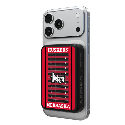 University of Nebraska Huskers Field Wireless Mag Power Bank