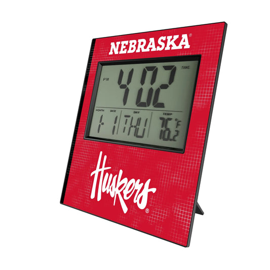 University of Nebraska Huskers Hatch Wall Clock