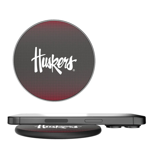 University of Nebraska Huskers Linen 15-Watt Wireless Charger