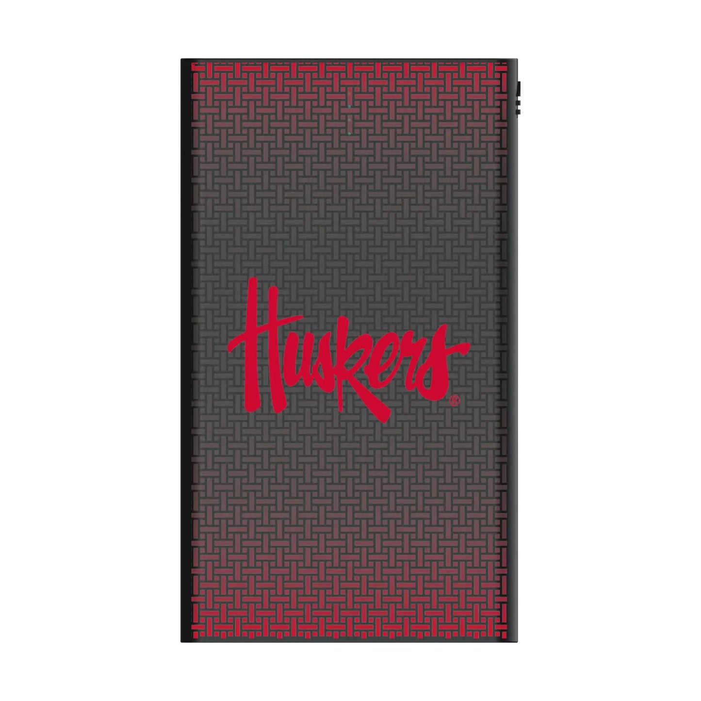 University of Nebraska Huskers Linen 5000mAh Flat Powerbank