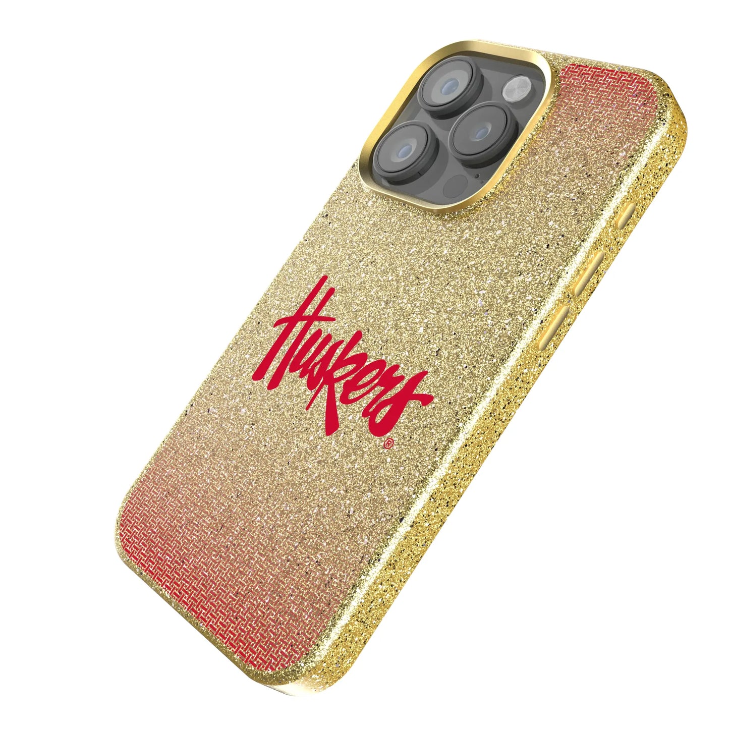 University of Nebraska Huskers Linen Bling Phone Case for Apple iPhone