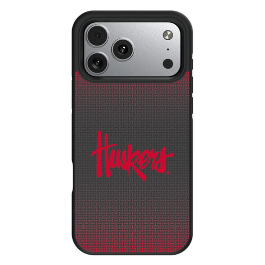 University of Nebraska Huskers Linen Bump Phone Case for Apple iPhone