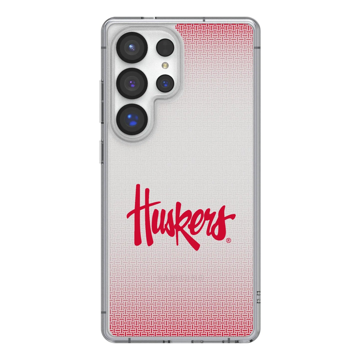 University of Nebraska Huskers Linen Clear Phone Case for Samsung Galaxy