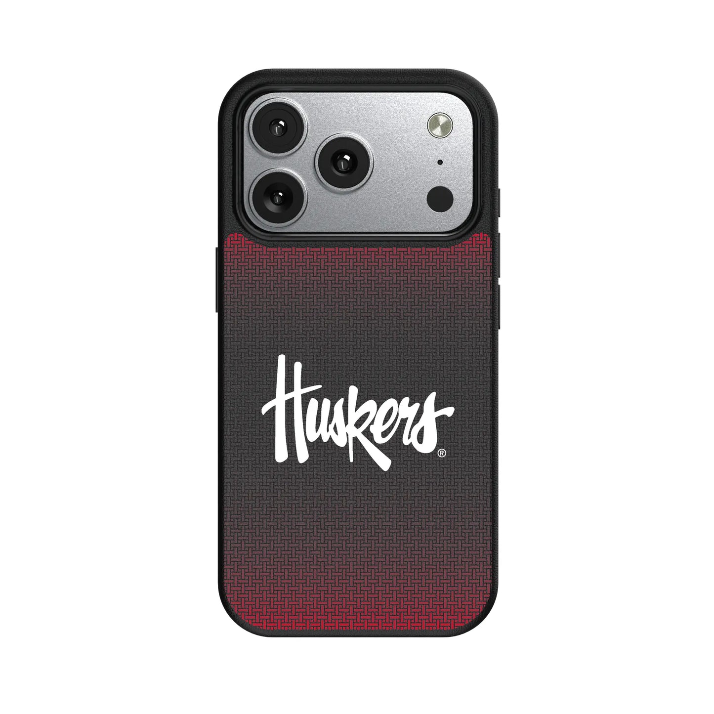 University of Nebraska Huskers Linen MagSafe Compatible Phone Case for Apple iPhone
